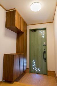 東松山市Y様邸｜上下の外壁の貼り分けがいいｱｸｾﾝﾄ